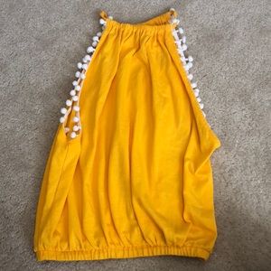Mustard yellow crop top!